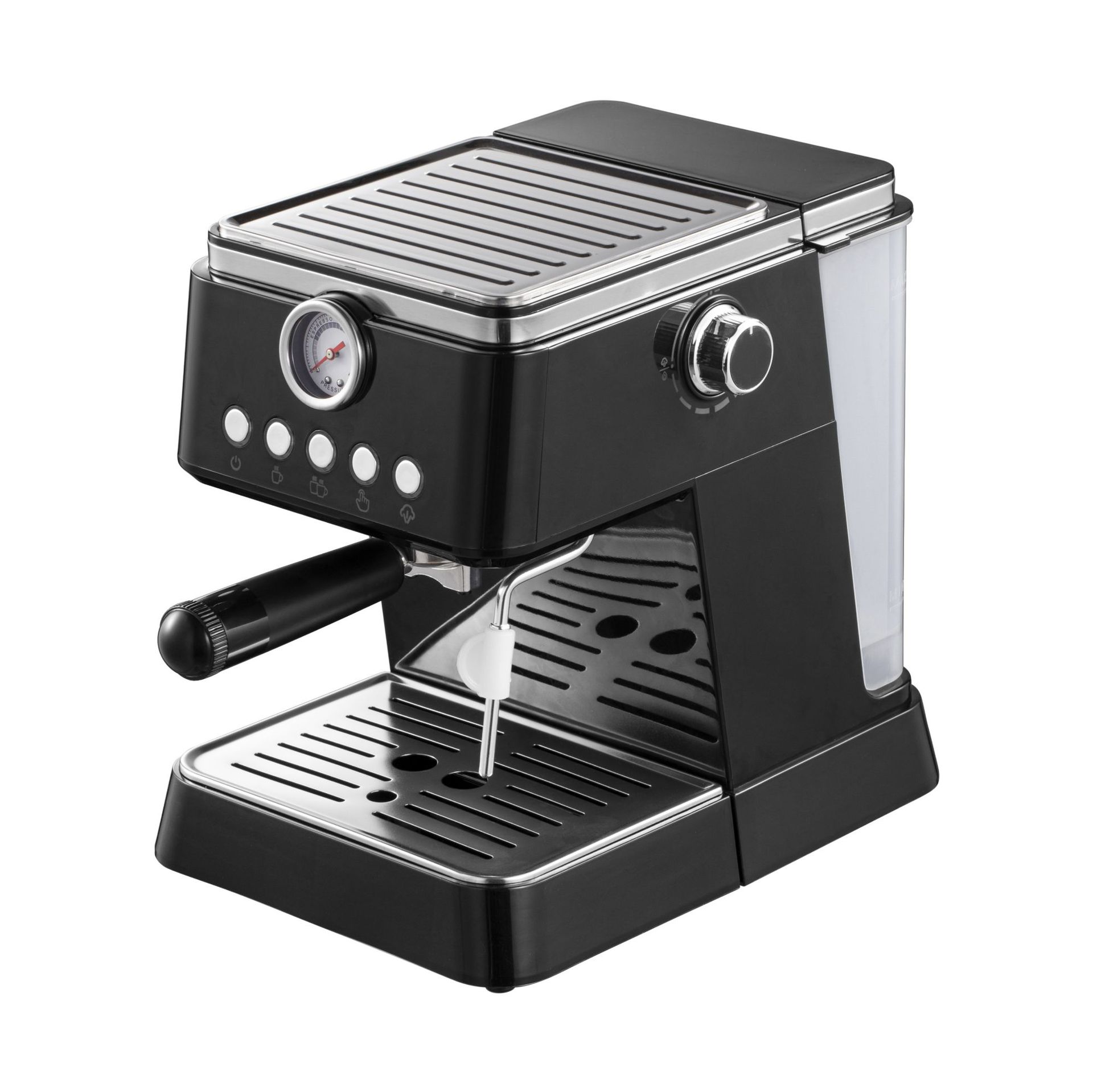Máquina de café semiautomática italiana transfronteriza, extracción de alta presión, máquina de café espresso doméstico, bomba de espuma de leche, máquina de café a presión