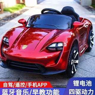 婴儿童电动车四轮带遥控汽车四驱玩具车可坐人1/5岁宝宝可充电动