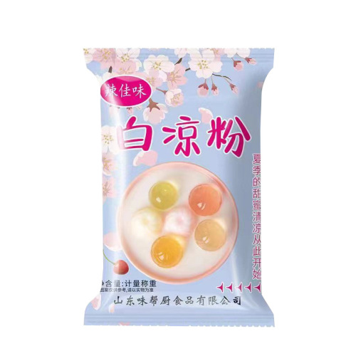 White jelly powder for home use, children's DIY crystal jelly powder ingredients drink shop burning grass jelly milk tea dessert white jelly powder 