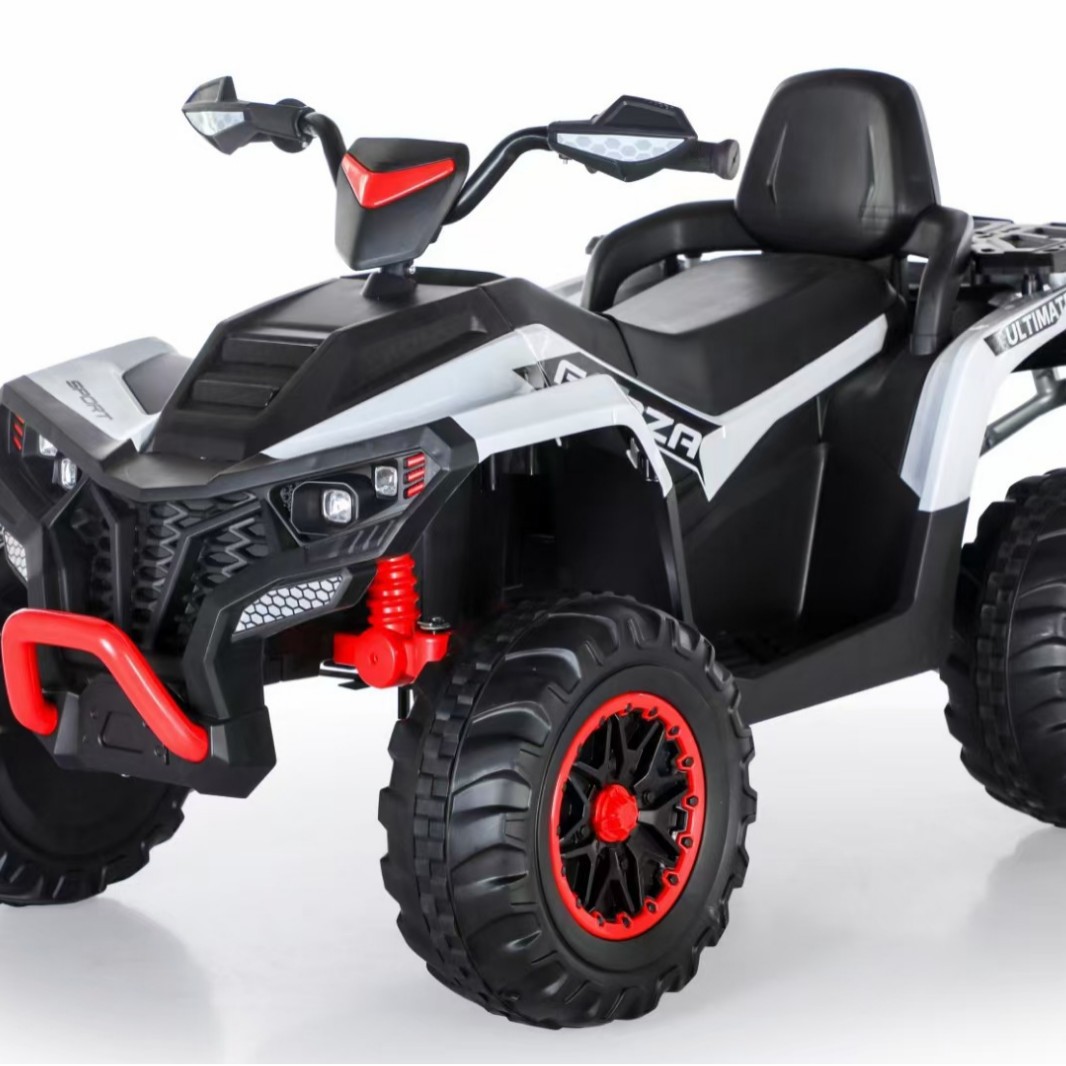 Vehículo eléctrico todoterreno para niños para dos bebés autoconducción cuatro ruedas con control remoto coche de juguete para niñas coche de carga