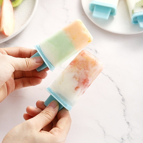 4 pack plastic ice cream molds, household diy popsicle molds, popsicle ice cream ice cream molds wholesale