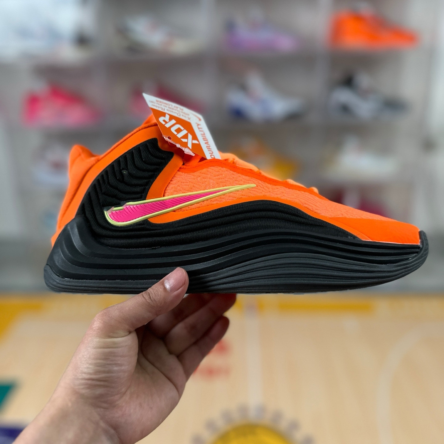 Zapatillas de Baloncesto para Entrenamiento Freak 7 de Cuero y Caucho Transpirables Antitorsión
