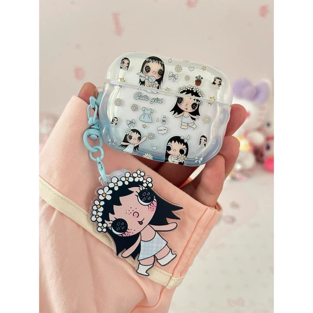 Gradiente Jade es adecuado para la cubierta de protección Bluetooth de la 5 a generación de Huaqiang Bei por Apple AirPods4 / 3 / 2 generación de auriculares image 4
