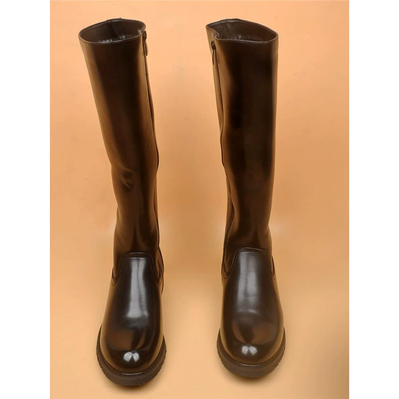 Мужские длинные сапоги плюс бархат теплые мотоциклетные ботинки