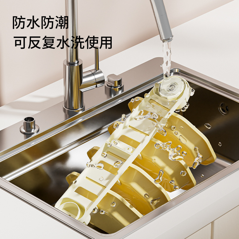 厨房备菜神器壁挂配菜盘多层收纳菜盘厨房分层备菜盘多功能配菜托|undefined