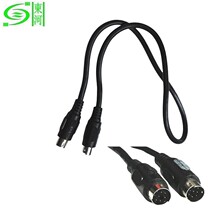 ��������DIN�����D��S���Ӿ�������̖S-Video��ҕ�lDIN8PIN cable