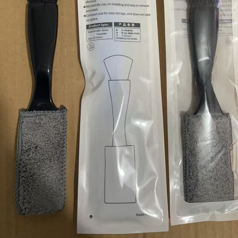 跨境大全车用双头内饰汽车刷多功能缝隙清洁刷车载出风口专用神器|undefined