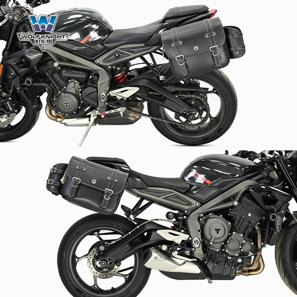 Street Triple 765-(left+right)(large style) retro bag
