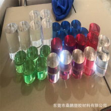 彩色亚克力棒 抛光透明导光有机玻璃棒 现货红蓝黄绿橙紫色PMMA棒