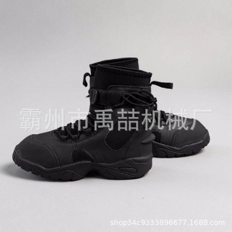 水域救援靴水面救援防滑防护鞋户外冰面高帮防滑靴水域高帮潜水靴