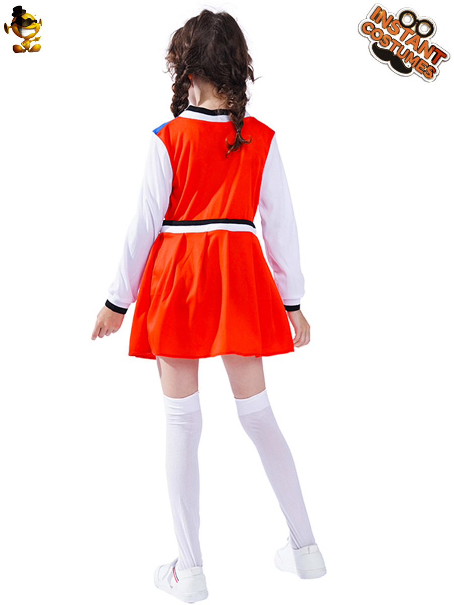 Cheerleading uniforme carta de impresión ropa de rendimiento traje de fiesta traje de la etapa ropa de cosplay
