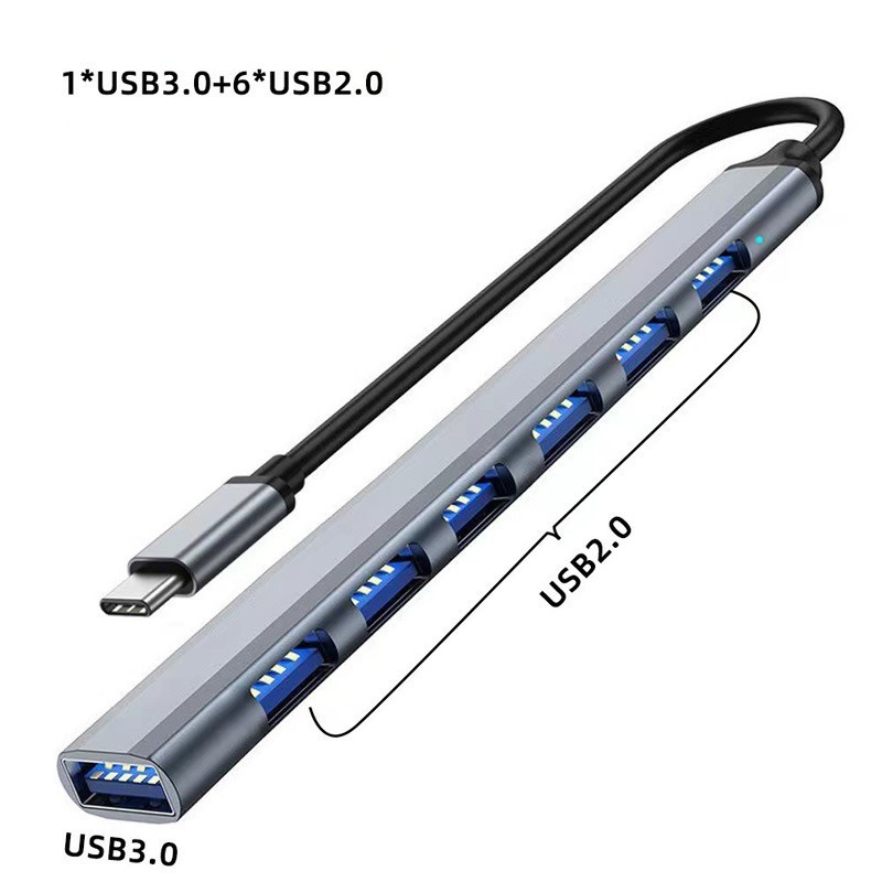 ハブ 7 ポート スプリッター u 1 対 4 sb3.0 エクステンダー ラップトップ ドッキング ステーション ツーインワン|undefined