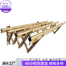 户外万人伸缩晾衣架晾衣杆墙1阳台铝合金推拉室外晒衣架收藏