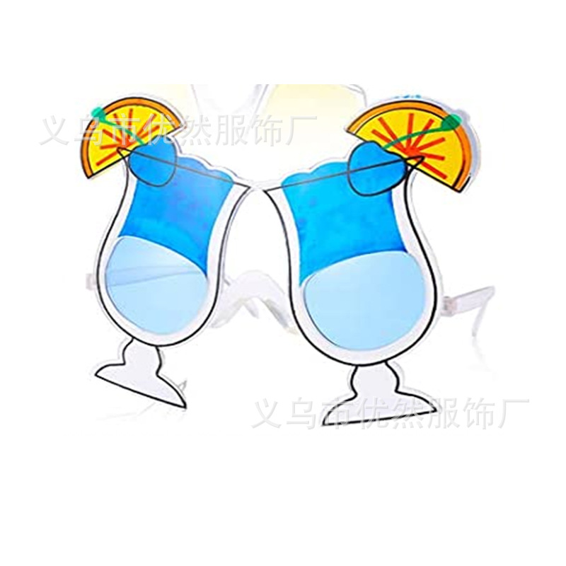 Blue wineglass