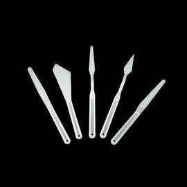 厂家直销 塑料丙烯刮刀5件套塑料调色刀刮刀油画刮刀调色工具套装