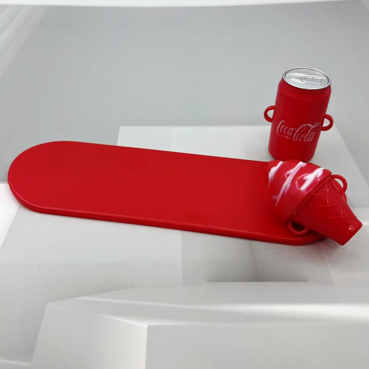 Labubu Accessories 17cm Doll Coke Bottle Ice Cream Cone Ski Surfboard Plush Doll Doll Accessories