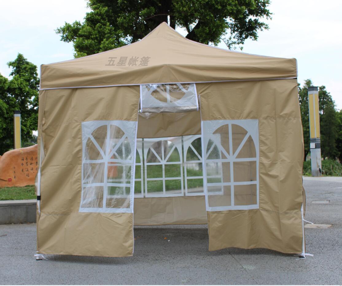Foldable Tent for Outdoor Market Stalls, Sunshade, Rainproof, Waterproof, Night Market Four-Legged Umbrella, Portable