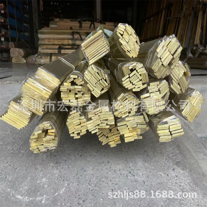 厂家现货黄铜排 L型黄铜条 工字型黄铜条 R角黄铜条装饰用黄铜条
