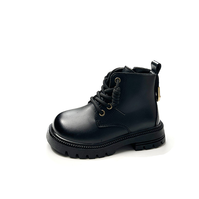 2023 Herfst Maillard Leren Martin-laarzen voor kinderen voor jongens en meisjes Enkele laars Mode Britse knappe antislip_voghion.com