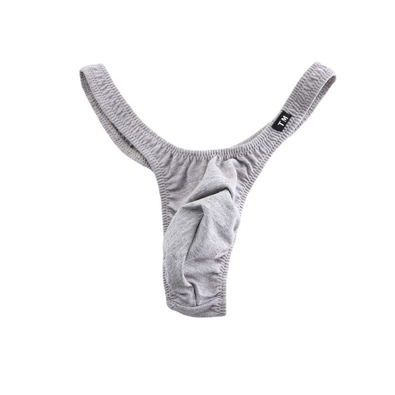 man T-back sexy cotton material High elasticity Pouch Low-waisted ventilation comfortable T t pants Pants Pants