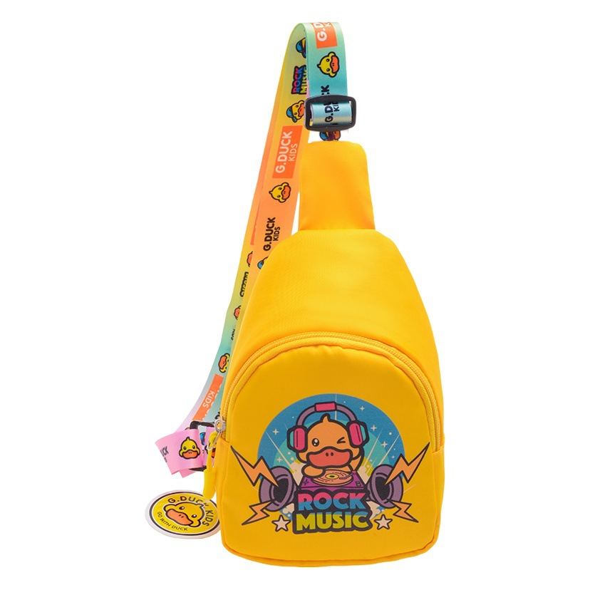 2023 Summer New Children's Bag Cartoon Yellow Duck Boys and Girls Crossbody Bag Cute Baby Outgoing Fashion Chest Bag