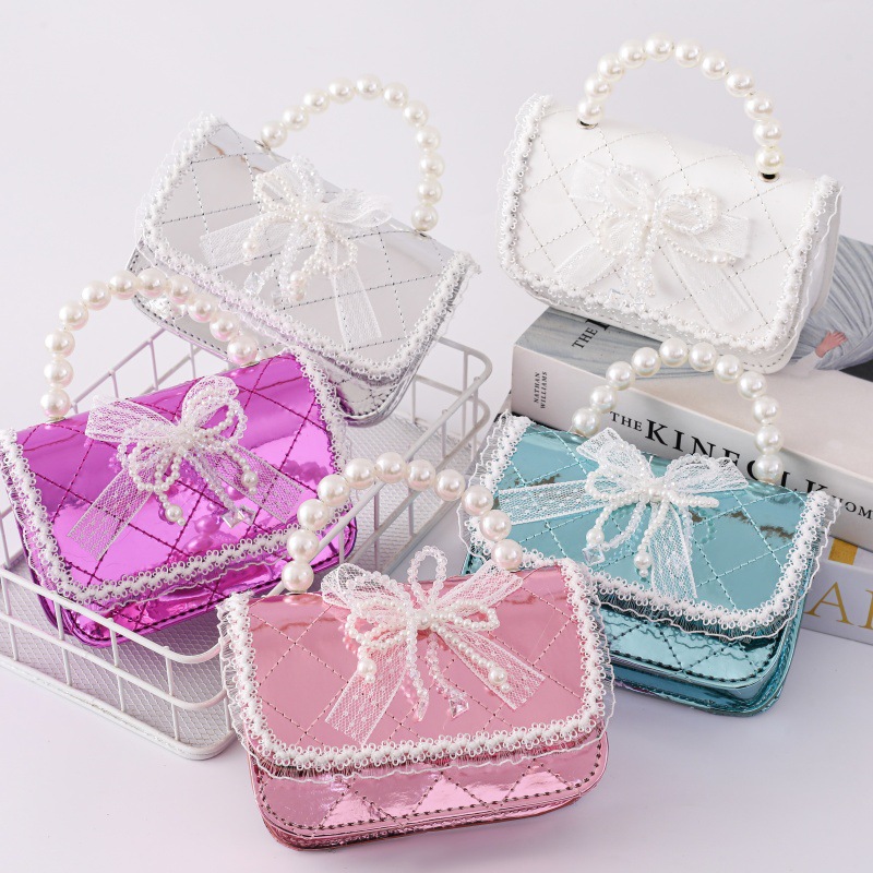 Nuevo cross-border Lingerie PU bolso de perla hermoso bolso de princesa universal bolso de moda bolso de cambio al por mayor