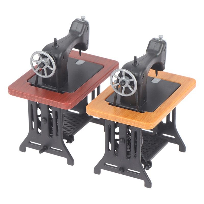 1:24 casa de muñecas ob11 mini modelo escena GSC alimentos y juegos adornos en miniatura máquina coser retro compacto