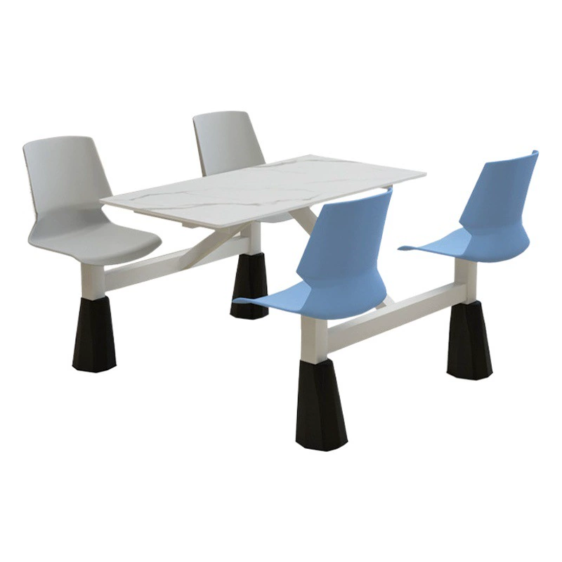 Столовая обеденный стол и стулья комбинация 4 человек столовая закусочная ресторан ресторан персонал фаст-фуд столы и стулья