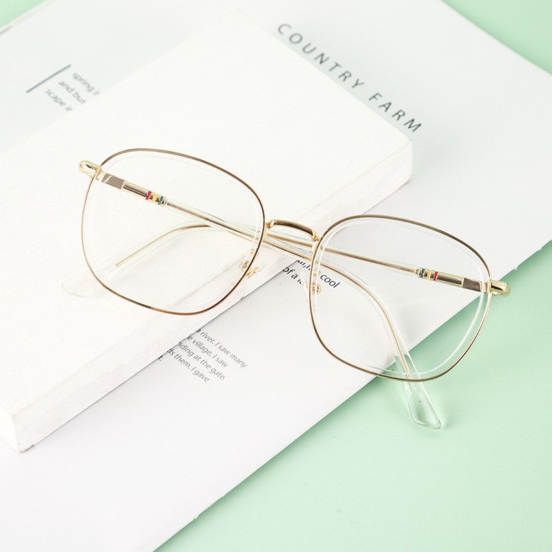 2021新款防蓝光眼镜小红书网红推荐平光镜男女配近视镜女士平光镜