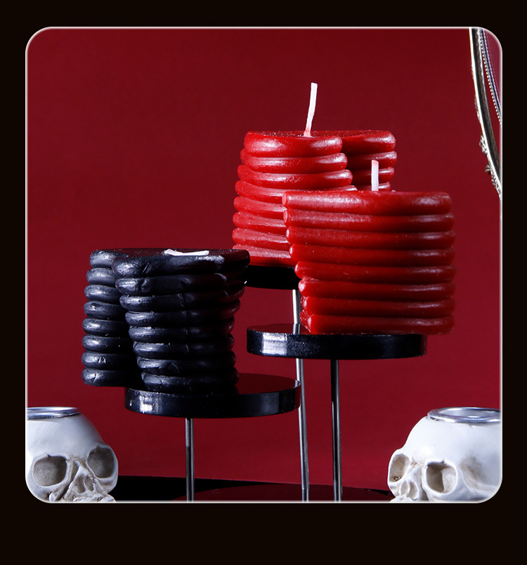 Low-Temperature Massage Candle with Soy Wax, Gold Heart Design, 75g — detail image 34