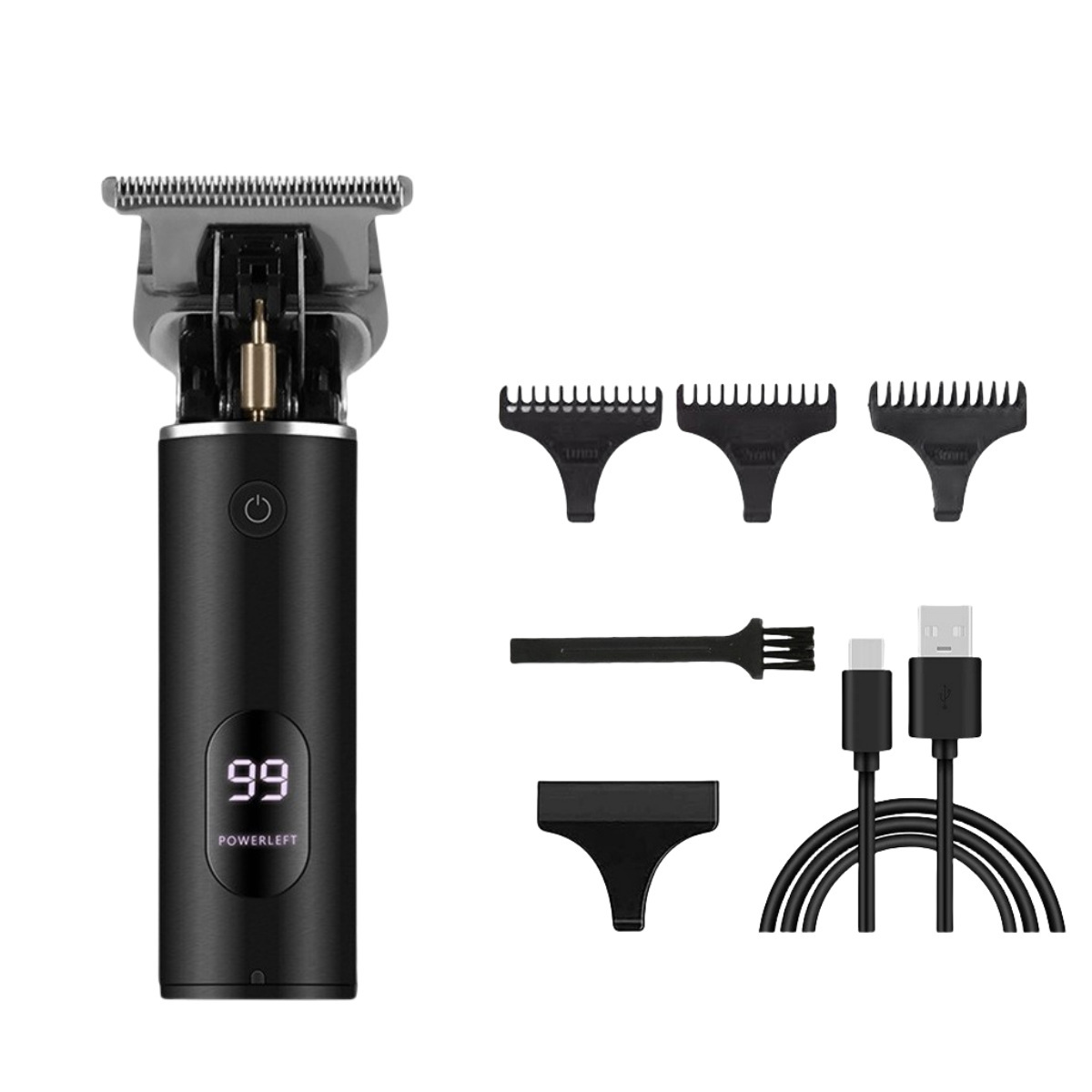 Corte de pelo eléctrico especial transfronterizo profesional de escultura empuje eléctrico corte de aceite empuje casero empuje corte de cabeza calva artefacto empuje eléctrico