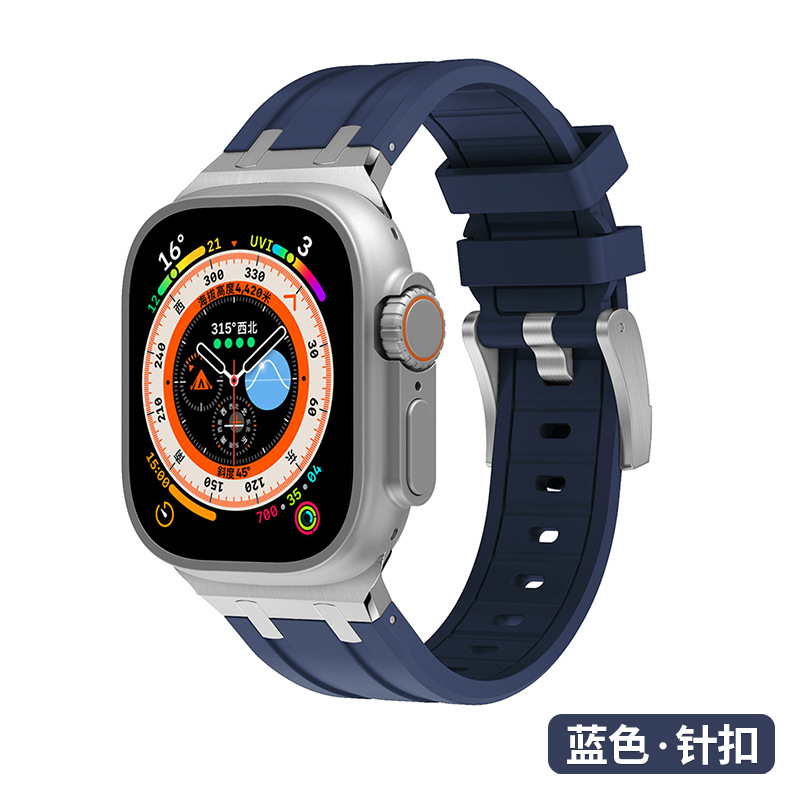 Para Apple iwatch Ultar Apple pulsera s987654 pulsera líquida pulsera de silicona pulsera S11