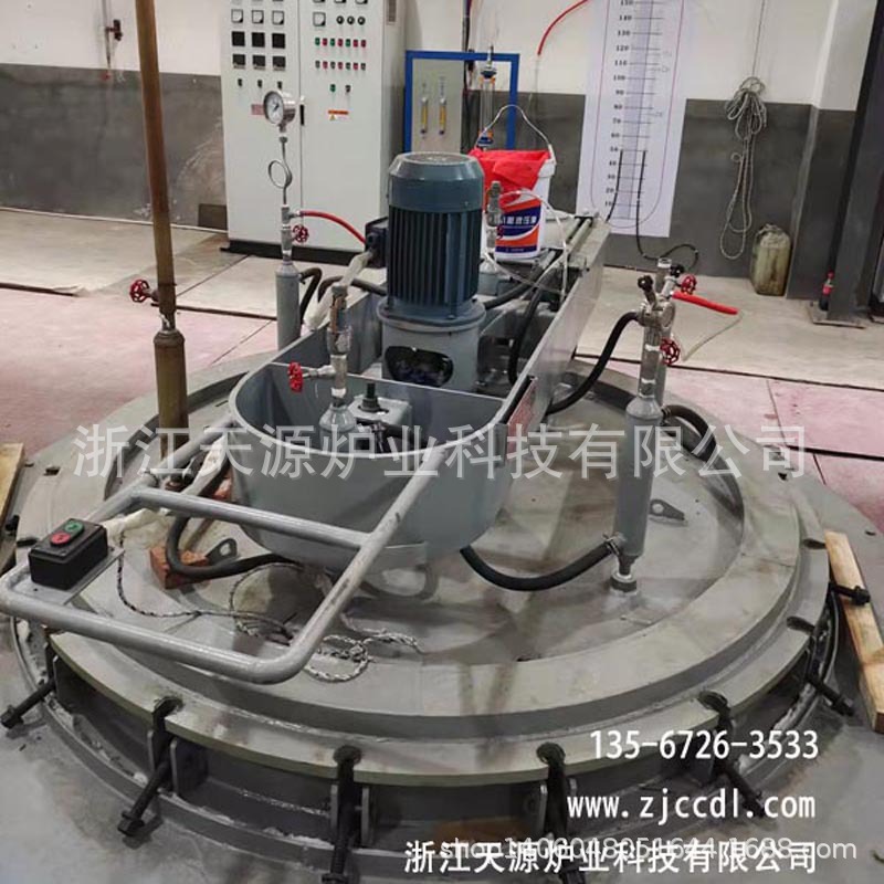 天源井式气体氮化炉 真不锈铁锅氮化炉 金属材料退火回火热处理炉
