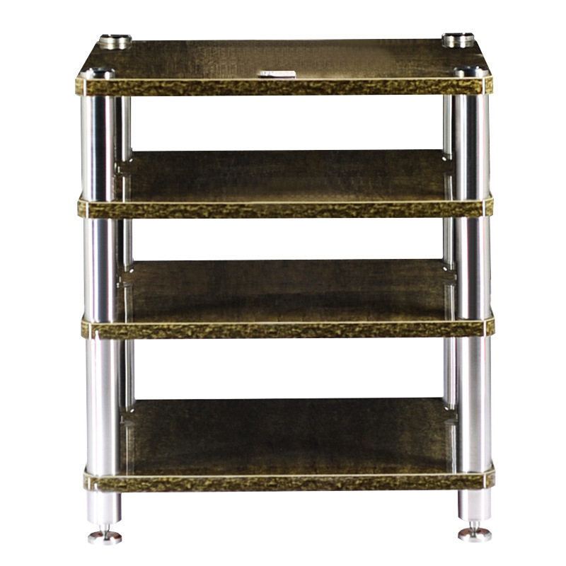 Solid wood Dingyuan audio stand, amplifier, speaker cabinet, rack, tube amplifier materials, shock-absorbing feet, and audio/video stand