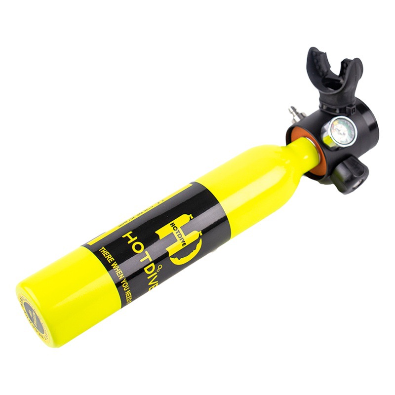 HOTDIVE tanque de oxígeno portátil respirador de buceo submarino buceo pescado branquial conjunto completo de equipo profesional Equipo de Buceo profundo
