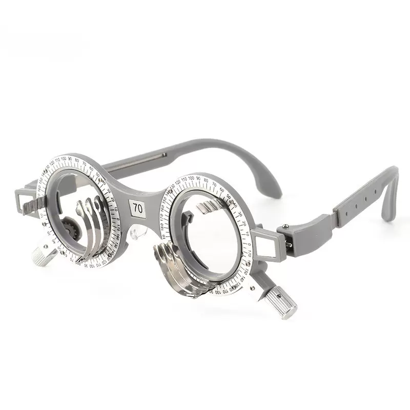 验光设备配件眼镜验光插片灰色验光试戴镜架镜腿可调长短试光镜架