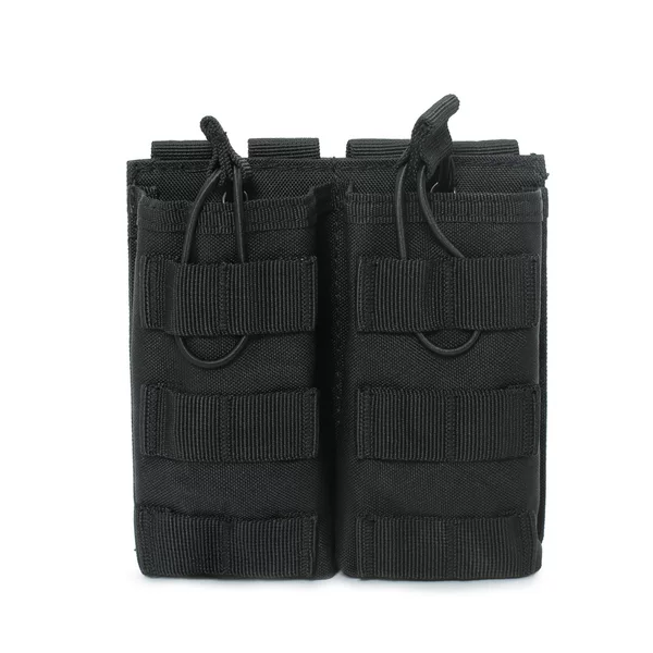 Tactical Two-Pack Molle Vest Accessory Bag Military Fan M4 Magazine Bag