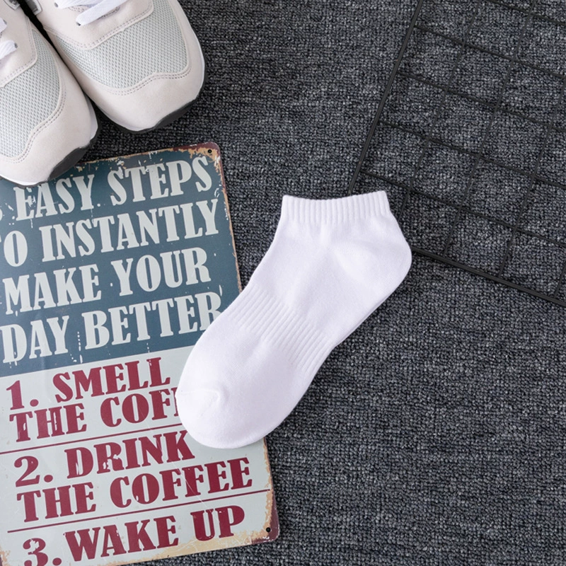 Men's Cotton Knee Socks, Demi-Season Breathable, Deodorized & Sweat-Absorbent, One Size