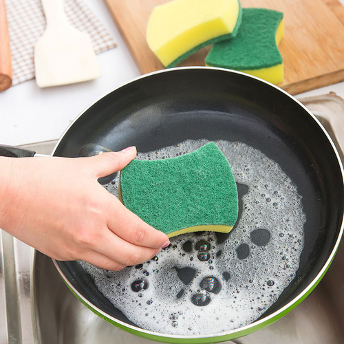 Sponge wipe double-sided magic dishcloth cleaning and decontamination scouring pad rag kitchen dish towel scrub pots and dishes