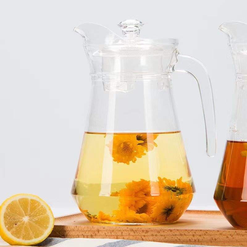 vidrio grueso hervidor de agua fría transparente hervidor de agua fría gran capacidad taza de bebida hervidor de jugo hervidor de agua fría