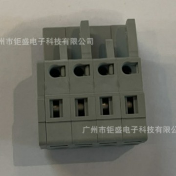 德国231-104/026-0004位焊针间距5 mm; 4极; 2,50 mm²; 灰