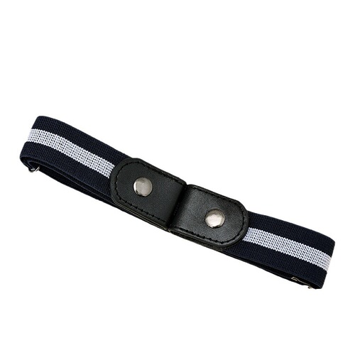 Invisible beltless traceless lazy person pants belt summer stretch elastic jeans belt for women decoration ins style men fashion