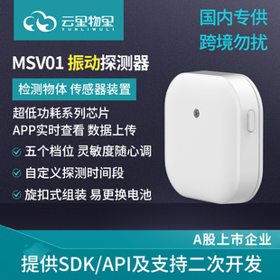 MSV01 Digital Asset Management Items Anti-theft Tag Bluetooth Vibration Detection Alarm Reminder Sensor