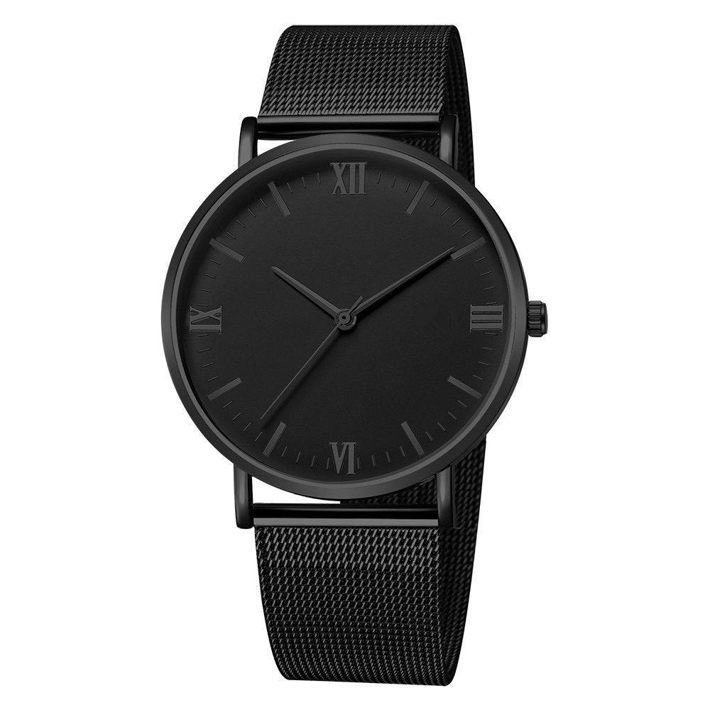 New men's watch business casual quartz watch fashion thin mesh quartz watch factory direct sales