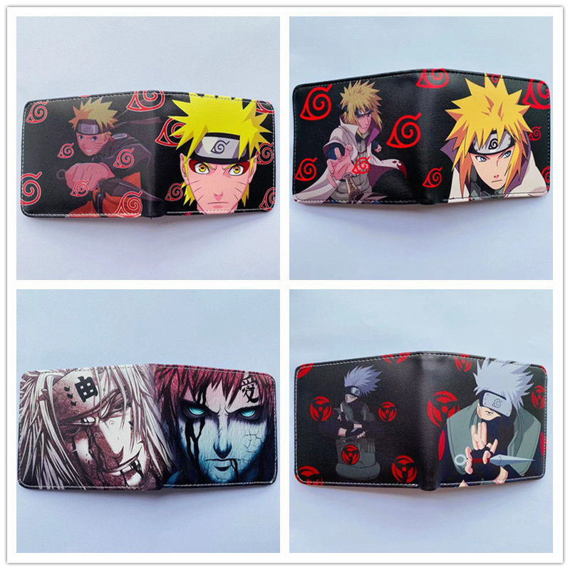 Ninja short wallet male student youth fashion gift cartoon anime coin purse