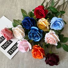 批发仿真玫瑰花新中式结婚手捧花婚庆婚礼拍摄道具厂家高仿真假花