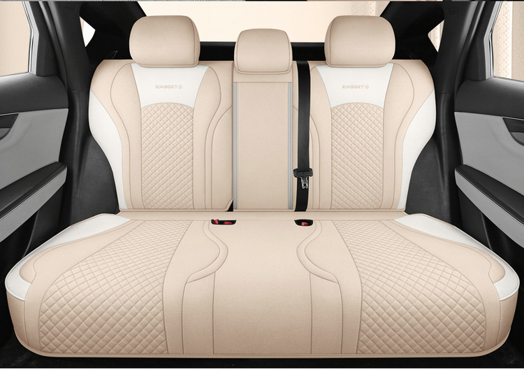 BYD Qin plus seat cover fully surrounded by cotton and linen four seasons cushion glory version cartoon rabbit breathable seat cover