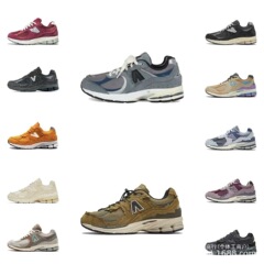 クロスボーダー NB 2002R レターレトロお父さん靴滑り止め耐摩耗性通気性男性と女性のカジュアルスポーツランニングシューズセット 1