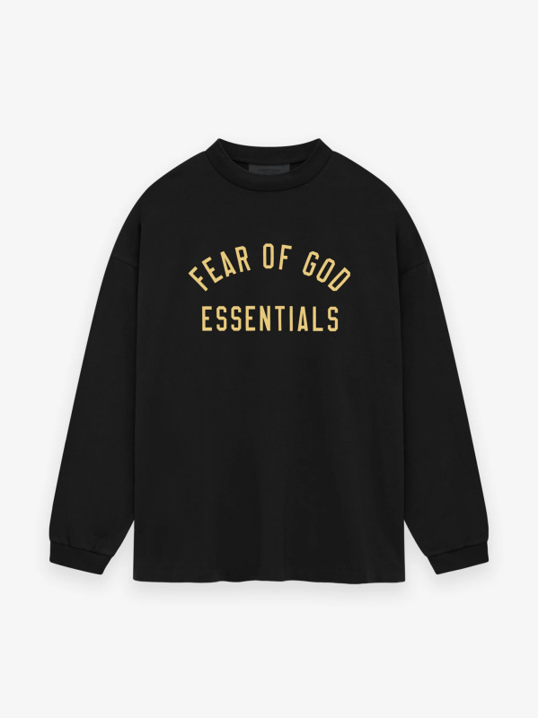 FOG FEAR OF GOD トレンディなベルベットのダブルレタープリントラウンドネックスウェットシャツカジュアルメンズとレディーススウェットシャツ|undefined