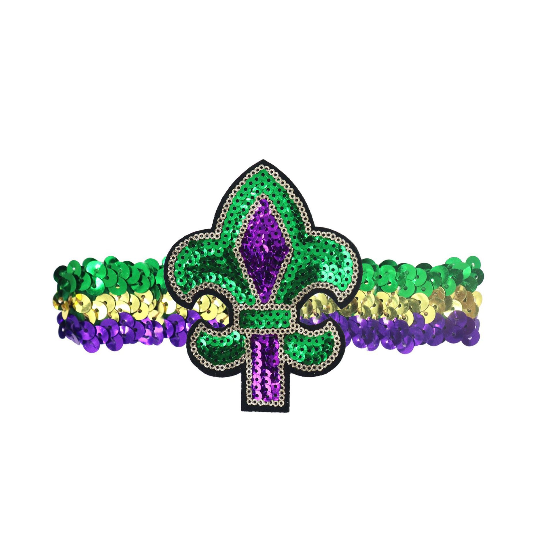 Mardi Gras fiesta de carnaval brasileño transfronterizo oro púrpura verde tricolor piezas de vestuario